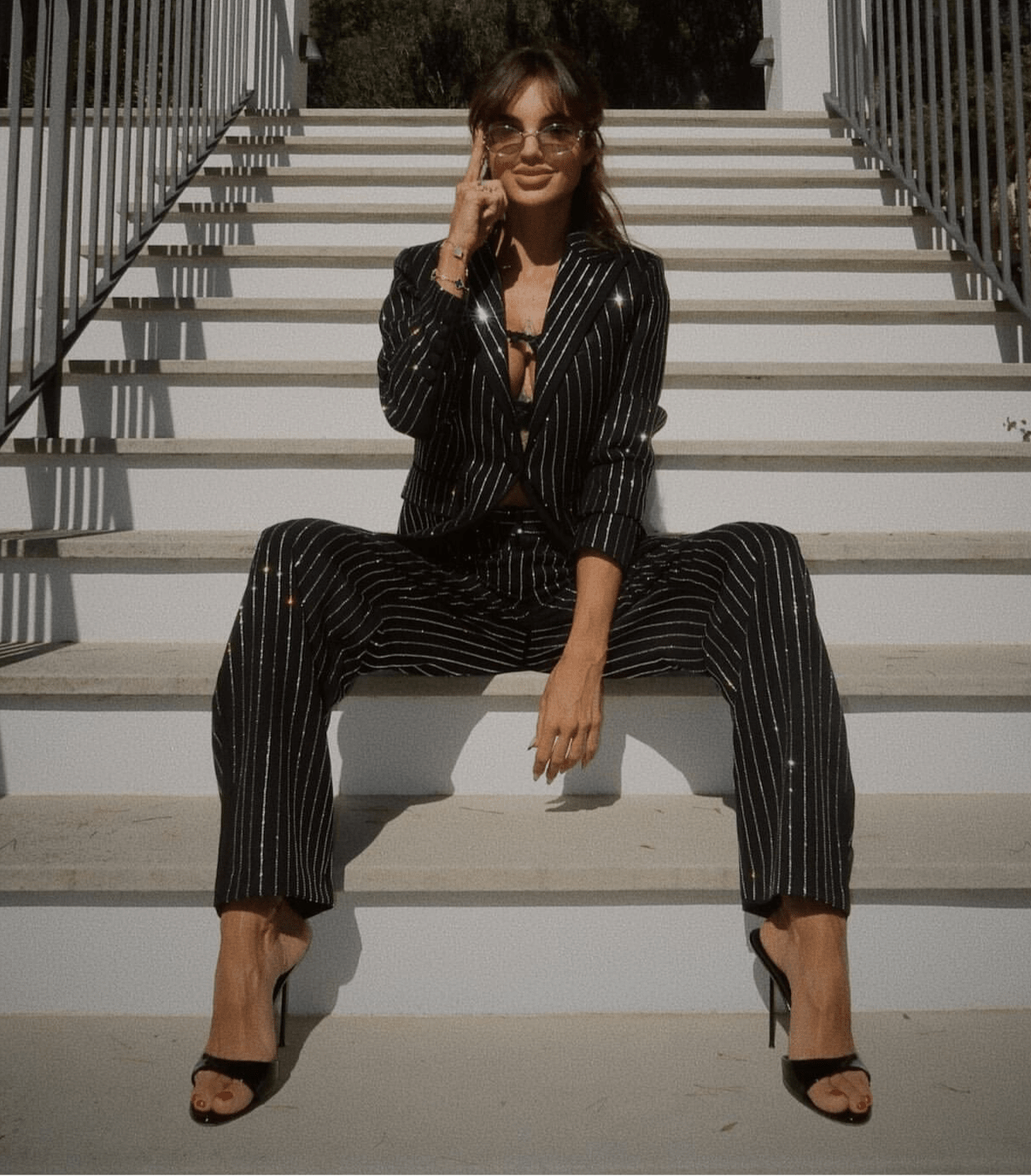 Janeva Black Two Piece Set