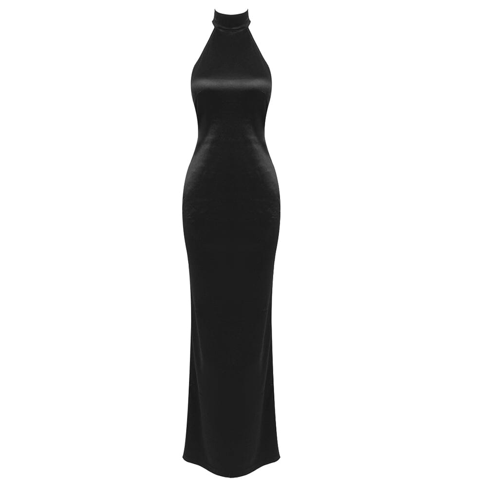 Romani Black Maxi Dress
