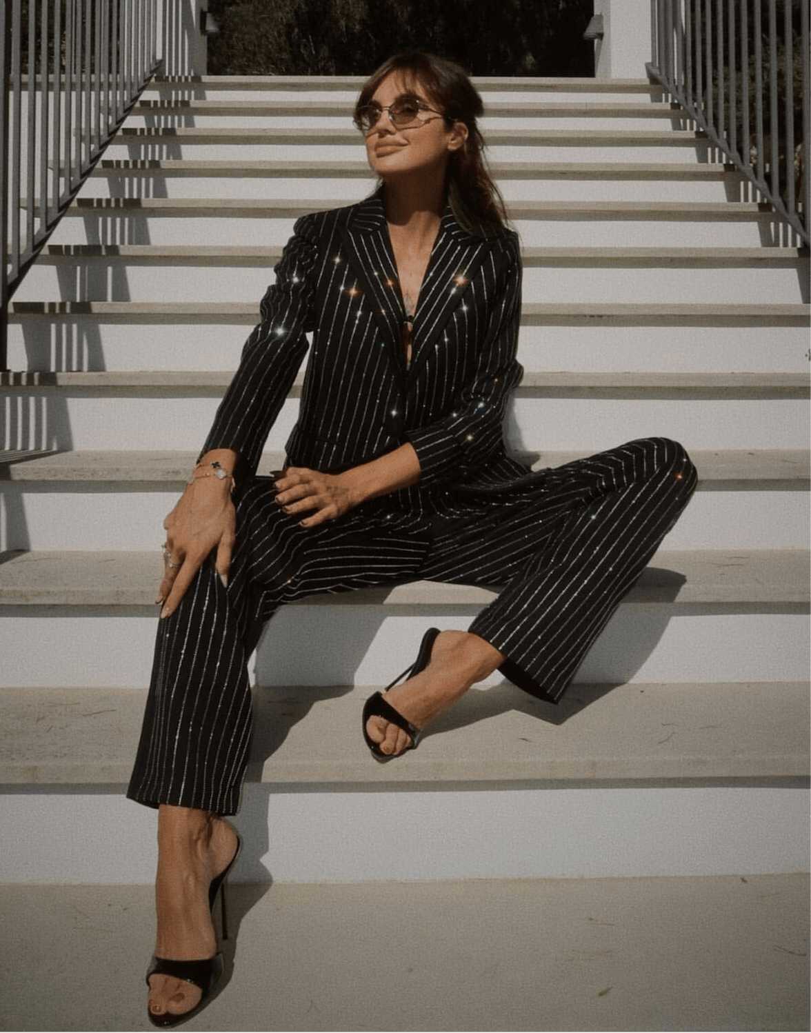 Janeva Black Two Piece Set