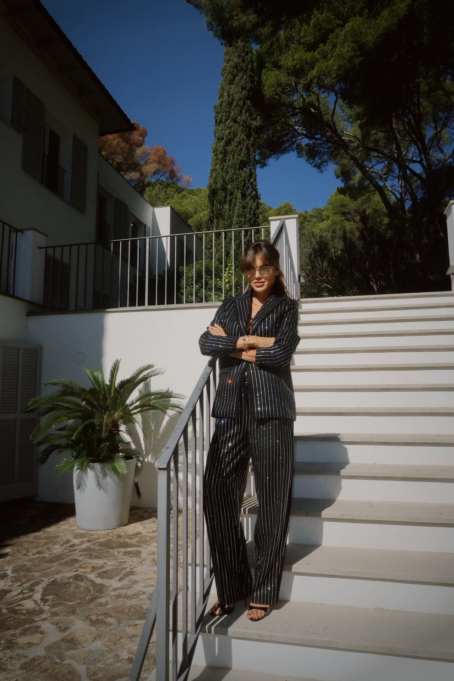 Janeva Black Two Piece Set