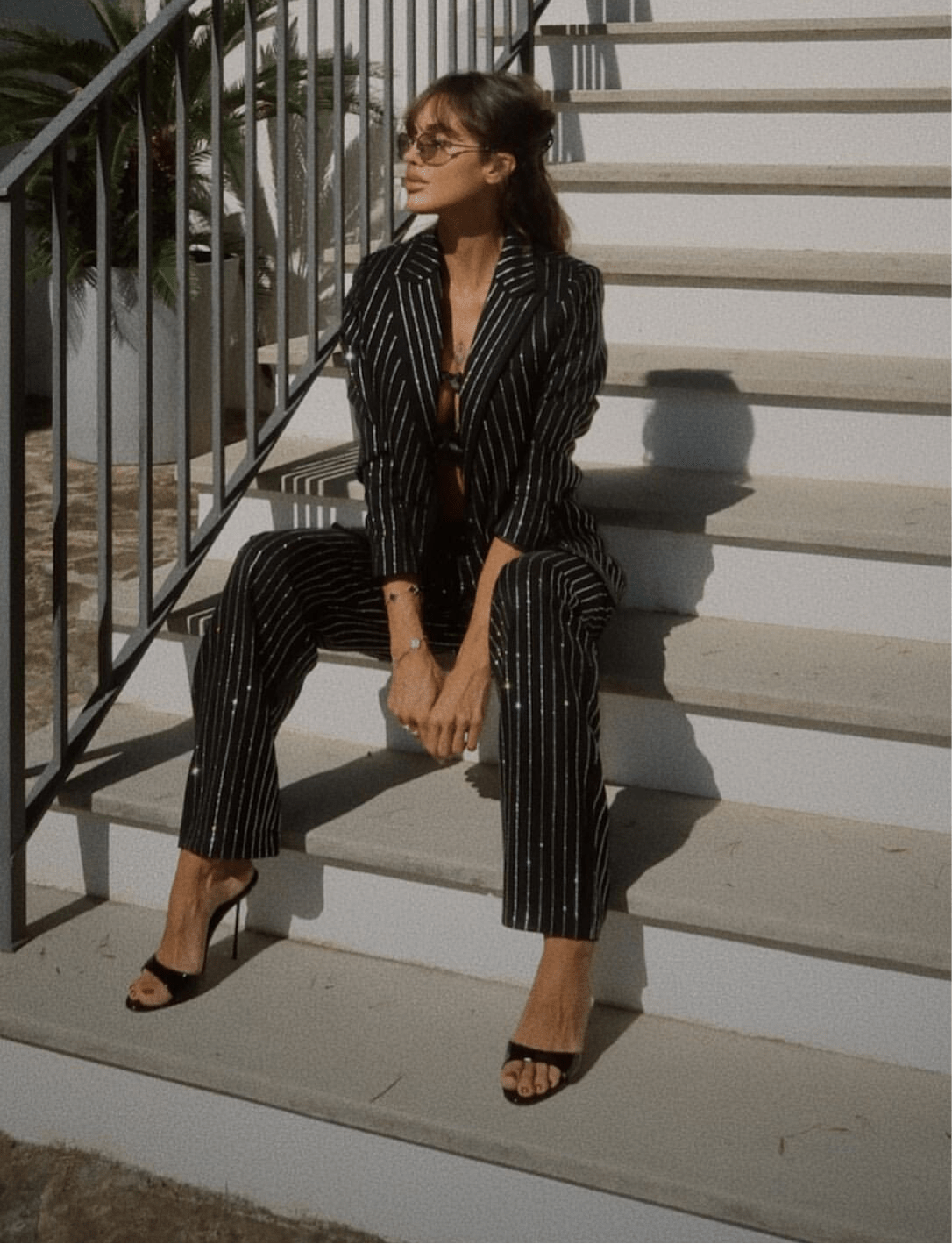 Janeva Black Two Piece Set