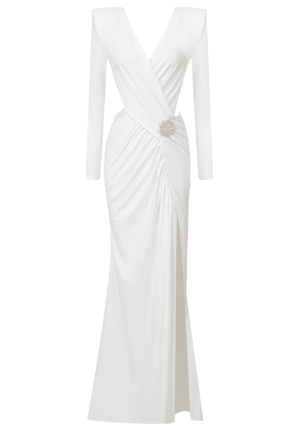 Joelle White Maxi Dress