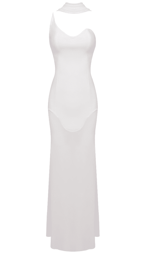 Isa White Maxi Dress