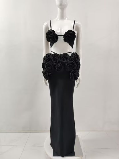 Nica Black Two Piece Set