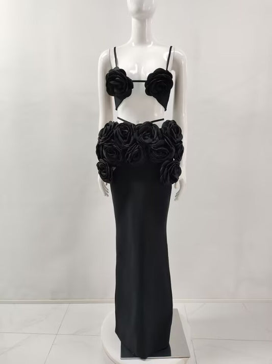 Nica Black Two Piece Set