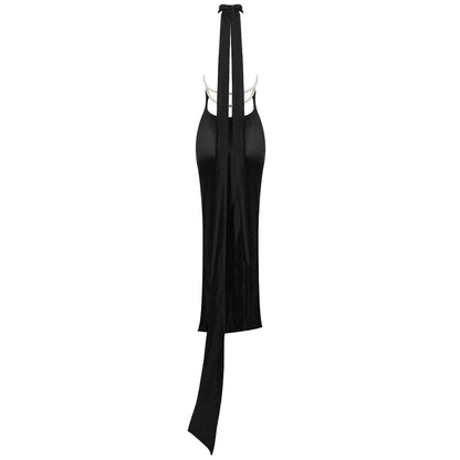 Romani Black Maxi Dress