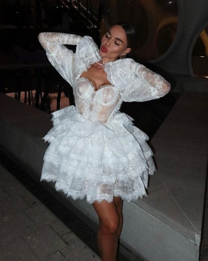 Hana White Mini Dress