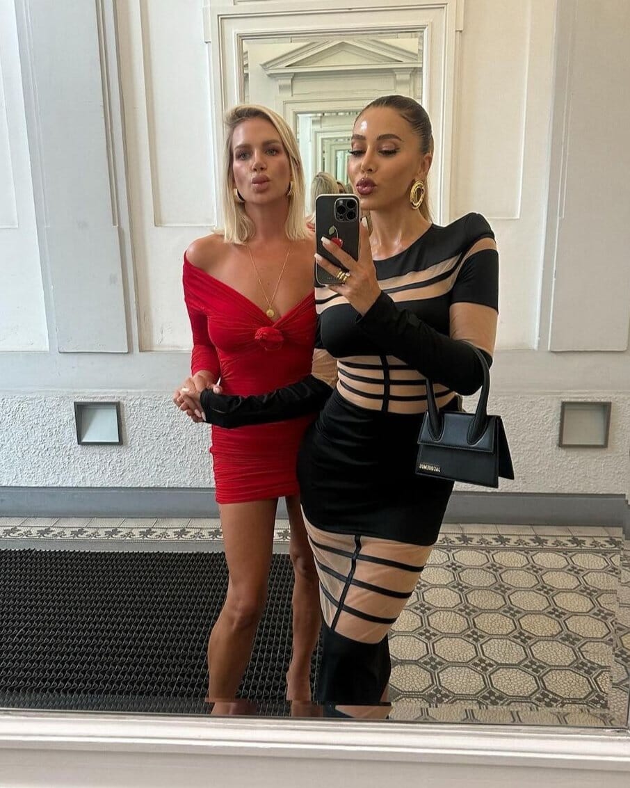 Nouri Black Midi Dress
