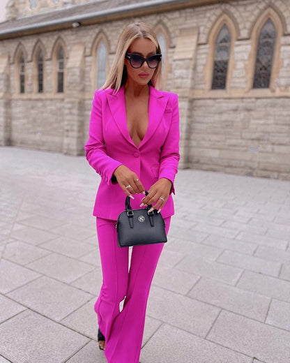 Shirley Magenta Two Piece Set