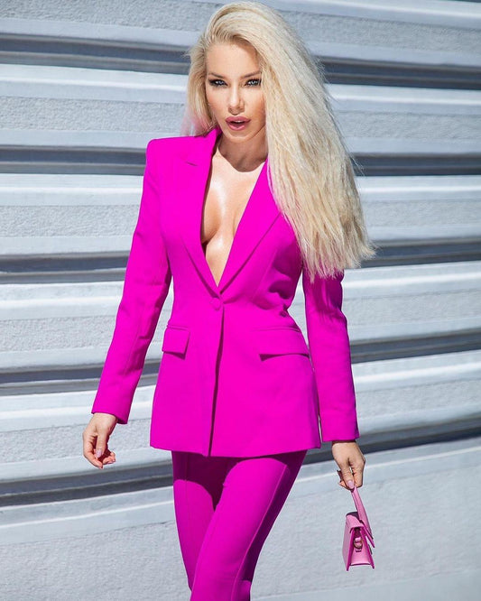 Shirley Magenta Two Piece Set