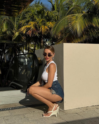 Galey Denim Shorts