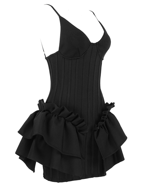 Alexandra Black Mini Dress