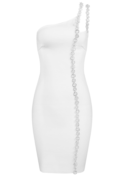 Isha White Mini Dress