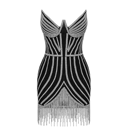 Lusine Black Mini Dress