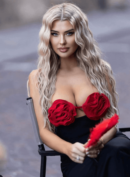 Sandri Red Maxi Dress