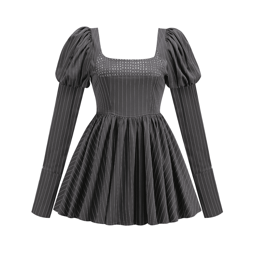 Deisi Grey Mini Dress