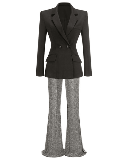 Althea Black Two Piece Set