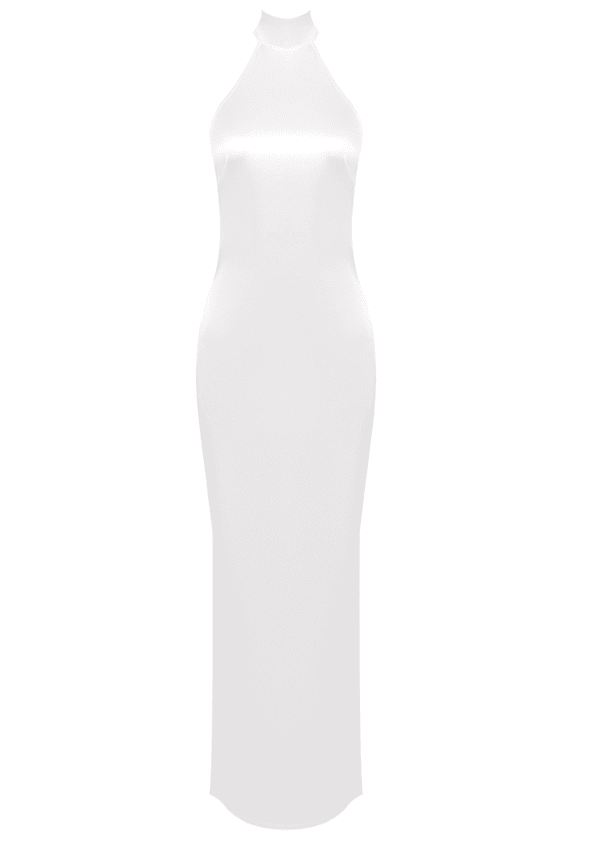 Romani White Maxi Dress