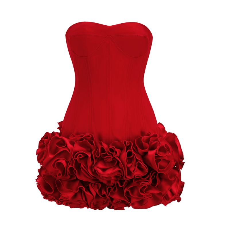 Steff Red Mini Dress